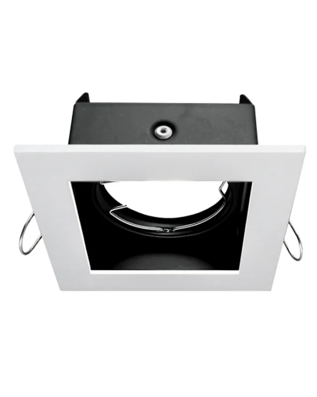 Aro cuadrado cardan aluminio cardan empotrable 9cm basculante Exclusivo