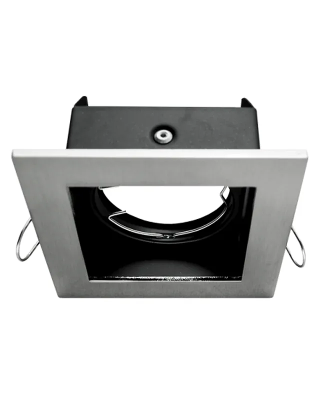 Aro cuadrado cardan aluminio cardan empotrable 9cm basculante Auténtico
