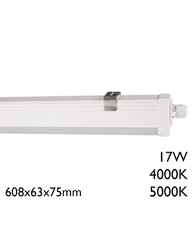 Profesional Regleta estanca LED 17W 2842Lm IP66