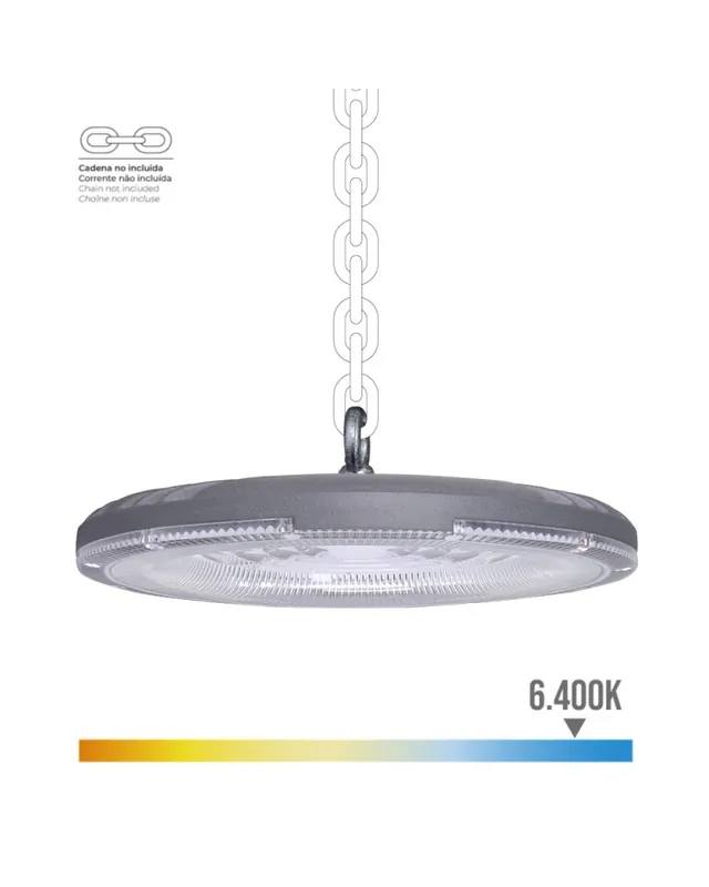 Alta Calidad Campana UFO LED 100W 10.000Lm 6400K 90° IP65
