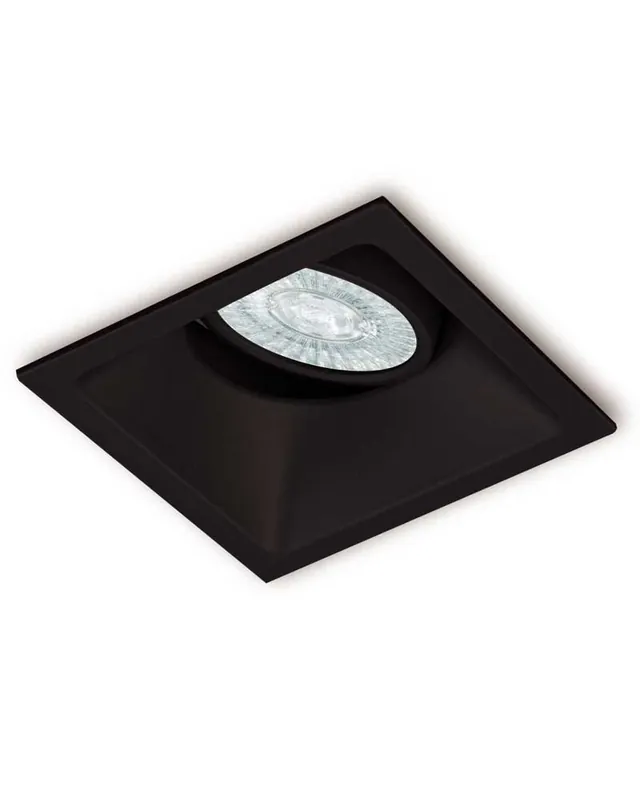 Aro empotrable 9,2cm cuadrado diferentes acabados GU10 Premium