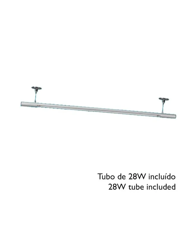 Soporte colgante para tubo fluorescente incluído 28W 2G11 peformante De Moda