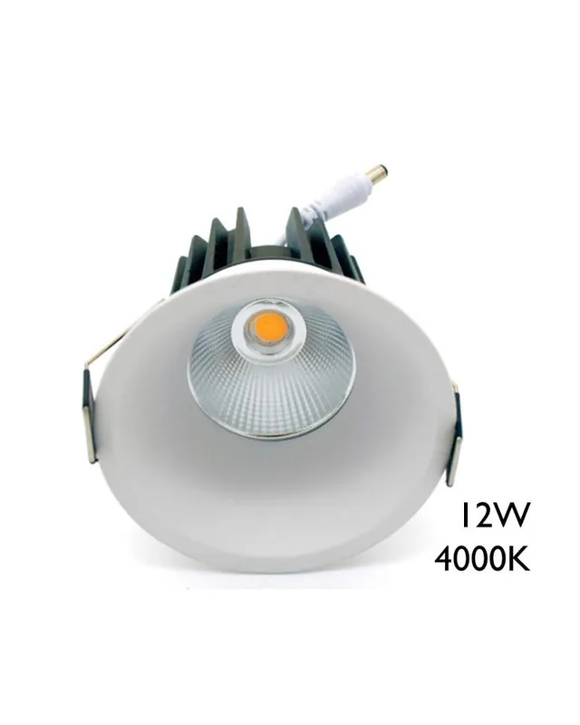 Última Oportunidad Downlight 12W 8.5cms LED 1000Lm 4000K color blanco