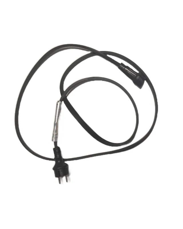 Promoción Cable final con enchufe para guirnalda de 2m color negro 230V IP44