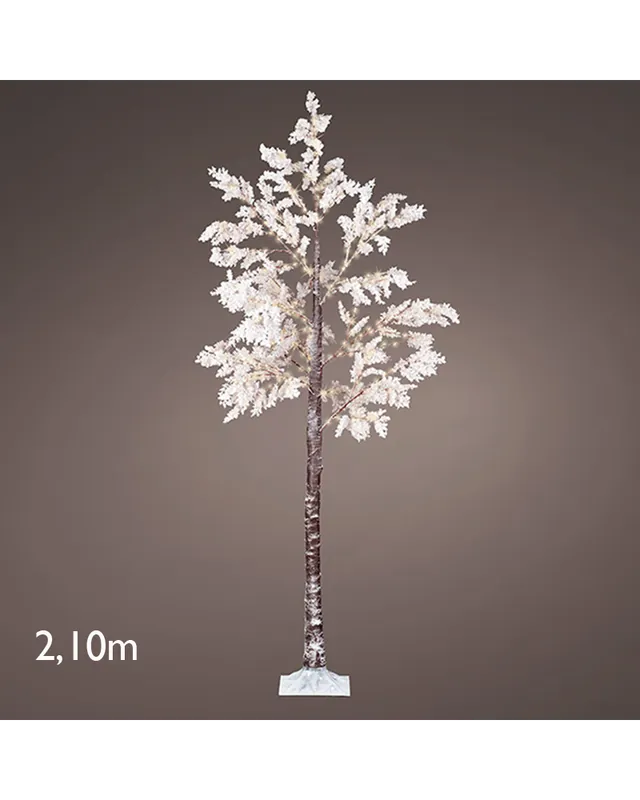 Árbol de flores blancas de 2,10 metros con 270 luces IP44 Mejor Precio