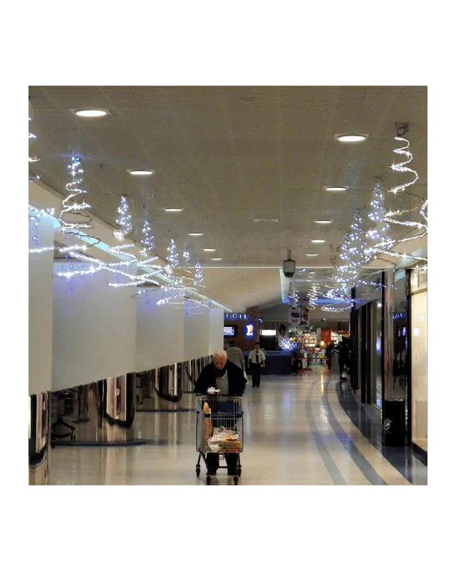 Tendencia Espiral LED 80cms con luz en movimiento 24V IP44 apta para exteriores