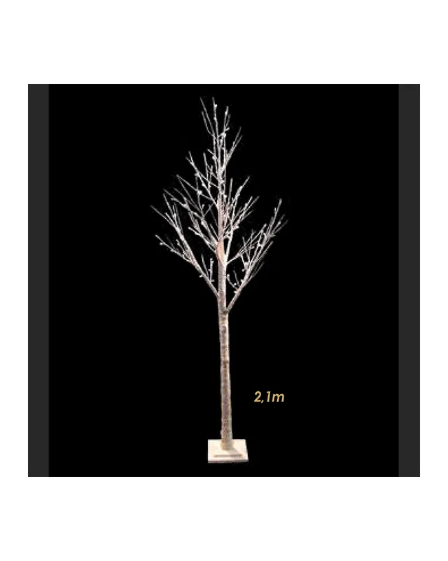 Árbol abedul LED 2,1 metros con 90 LEDs cálidos 24V Oferta