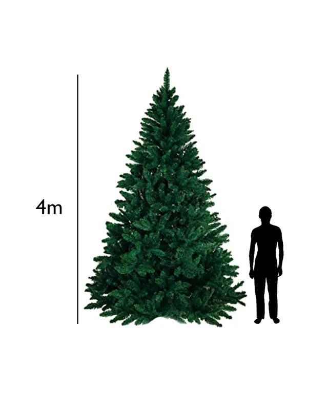 Arbol de Navidad gigante verde de 4 metros Stock Limitado