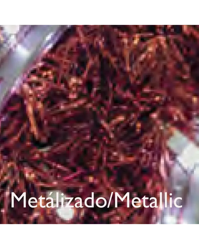 Tapiz metálico en varios acabados de 25mx90 cm Artesanal