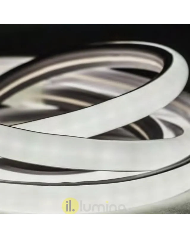 Solo Por Tiempo Limitado Bobina de 50 metros de tubo luminoso de MINI NEON SLIM LED luz disponible en blanco frío o blanco cálido. Apto para exteriores,