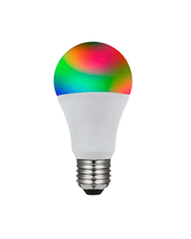 Venta Final Bombilla inteligente SMART standard 60 mm. bluetooth LED E27 Regulable 9W multitono 720 Lm.