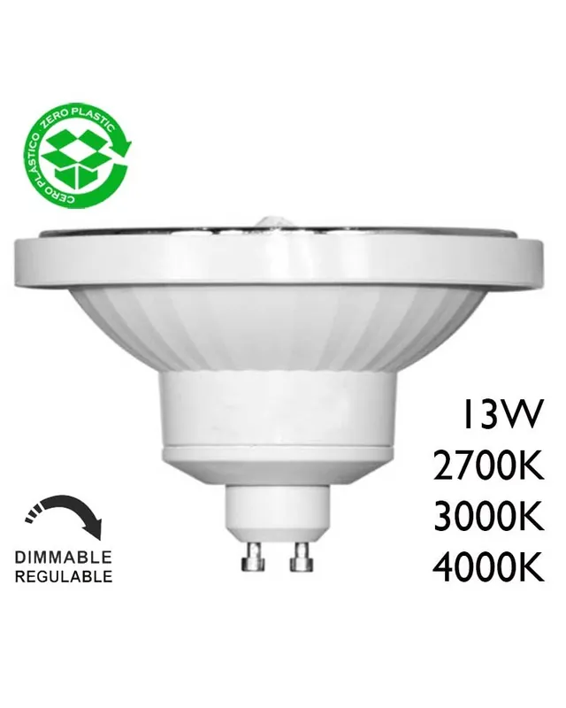 Spot 111mm AR111 LED 13W GU10 45° REGULABLE Disponible Ahora