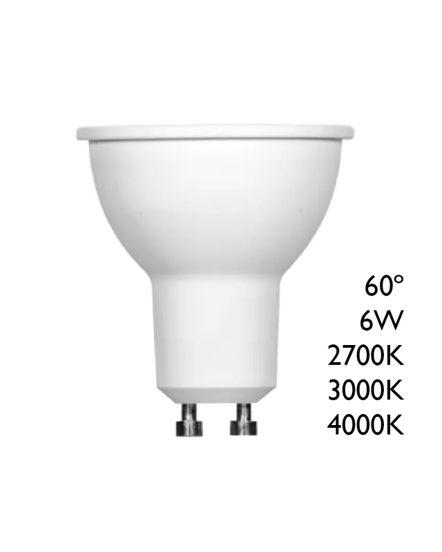 Spot Dicroica 50mm LED 6W GU10 60° Promoción Exclusiva