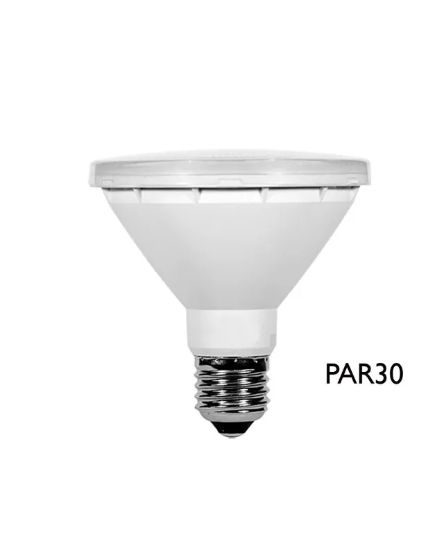 Bombilla 95mm PAR30 LED 10W E27 45º 3000K 660Lm Garantía De Devolución De Dinero