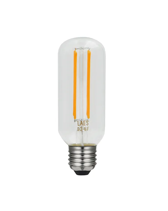 Tendencia Bombilla Vintage Tubular 45 mm. filamentos LED Regulable E27 4W 2200K 330 Lm.