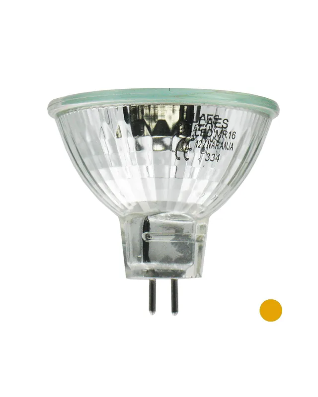 Spot Dicroica 50 mm. 12V Color Naranja LED 1-2W GU5,3 38º Pago Seguro