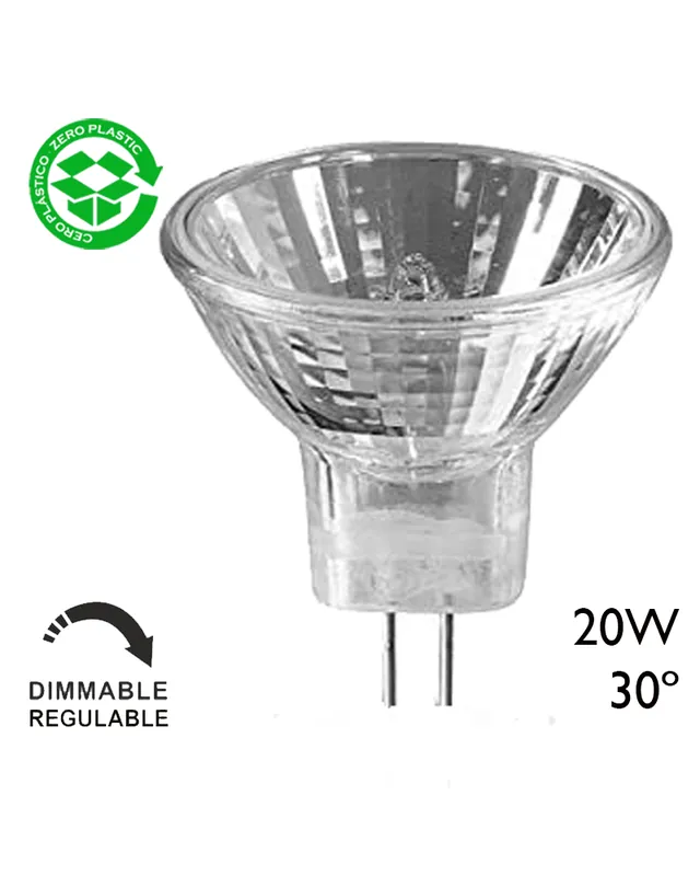 Spot Dicroica halógena 20W Regulable GU4 (MR11) 30º 12V Oferta De Temporada