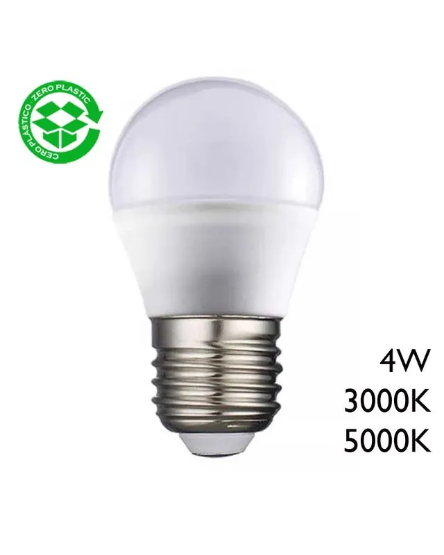 Bombilla esférica LED 4W E27 260Lm Comprar En Línea