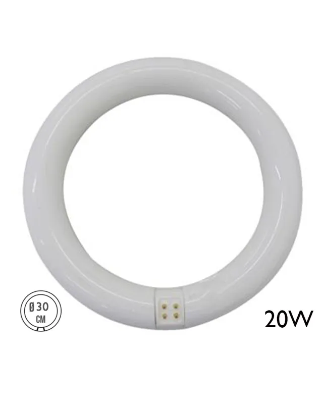 Tubo circular LED G10Q 20W 1700 Lm Luz blanca día Últimas Unidades