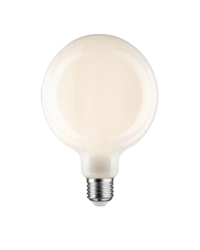 Alta Calidad Bombilla Globo opal 125 mm. filamentos LED E27 7W 2700K 806Lm