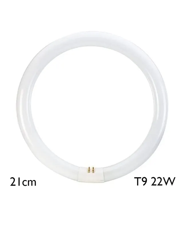 Tubo fluorescente circular trifósforo 22W T9 6500K 1200Lm Precio De Oferta