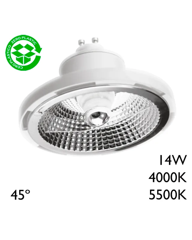 Bombilla AR111 14W 45º Envío Gratis