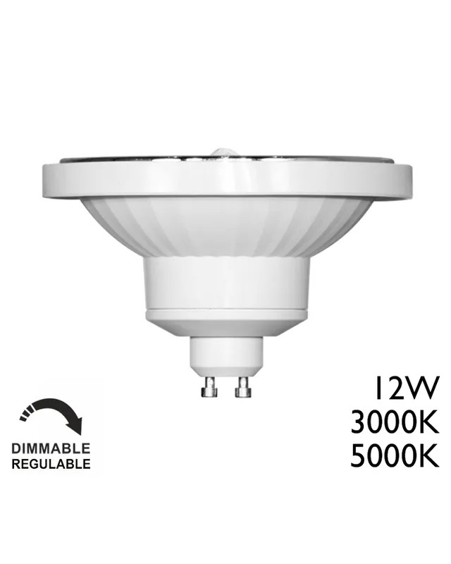 Bombilla AR111 12W 45º GU10 Regulable 230V Descuento