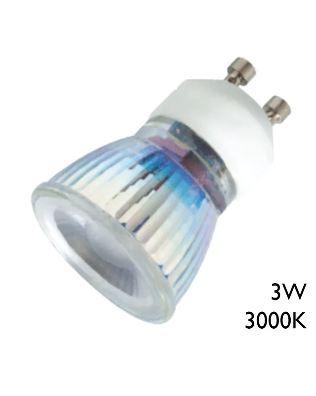 Tendencia Dicroica LED 3W GU10 3000K 40º 250Lm