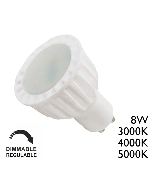 Spot Dicroica LED 8W GU10 120º 850Lm regulable Oferta Flash