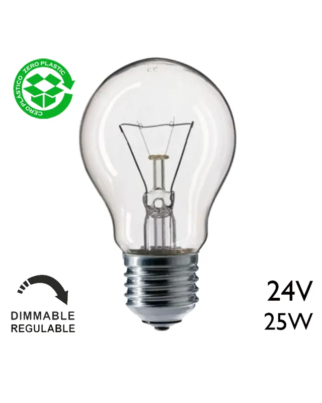 Bombilla estándar clara 25W Baja tensión 24V E27 Favorito De Clientes