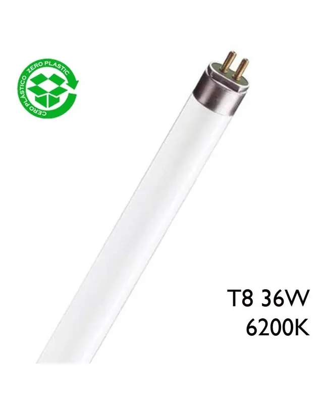 Tubo fluorescente Philips 36W G13 13000h 2500Lm 6200K Original