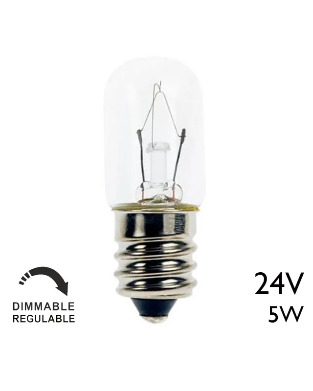 Tendencia Lámpara tubular 24V 5W E14