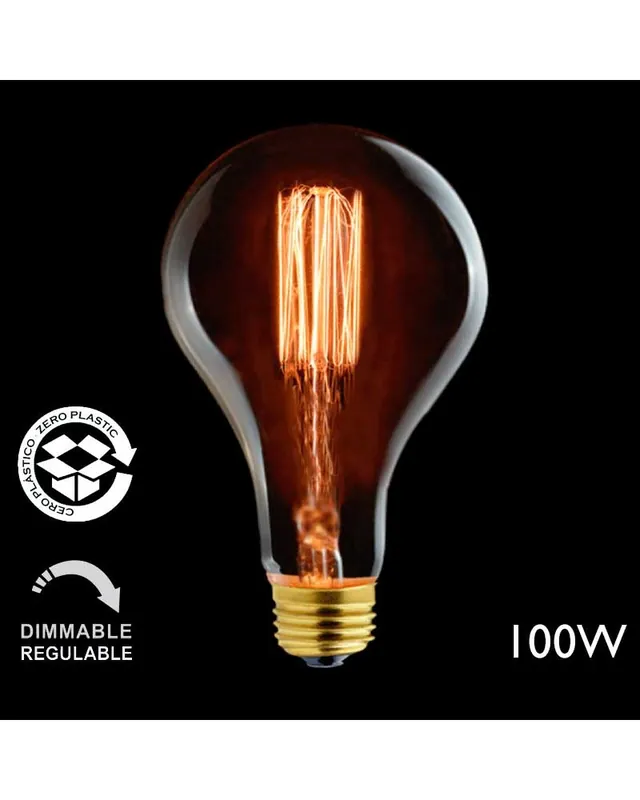 Bestseller Bombilla Estándar Vintage E40 100W Transparente 160 x 320 mm