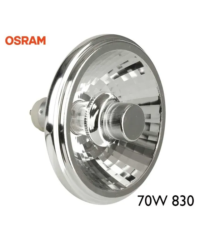 Artesanal Lámpara OSAM POWERBALL HCI-R 111 70W 830 PB GX8.5 Luz cálida 3000K 24º