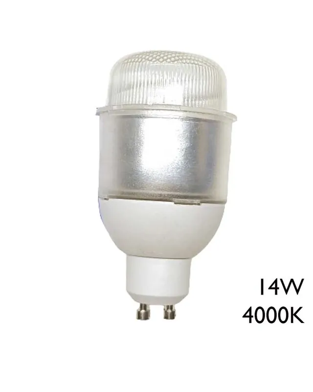 Solo Por Tiempo Limitado Bombilla bajo consumo GU10 14W 4000K luz blanca fría 230V