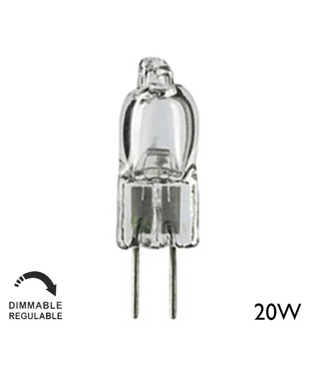 Tendencia Bombilla eco halógena Clara G4 20W 12V regulable