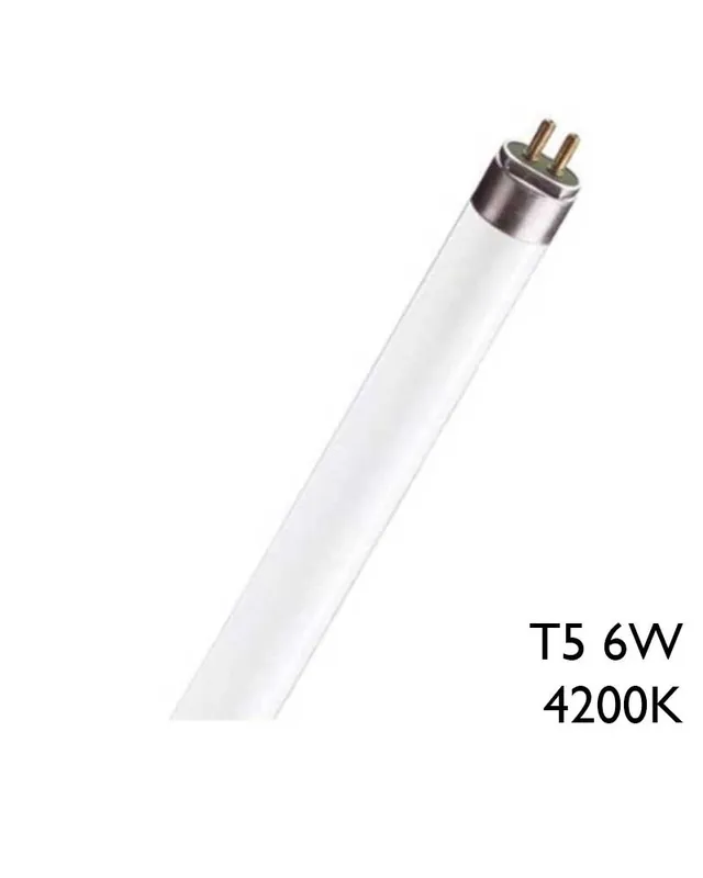 Tubo fluorescente 6W T5 21,2cm 4200K F6T5/CW Precio De Oferta