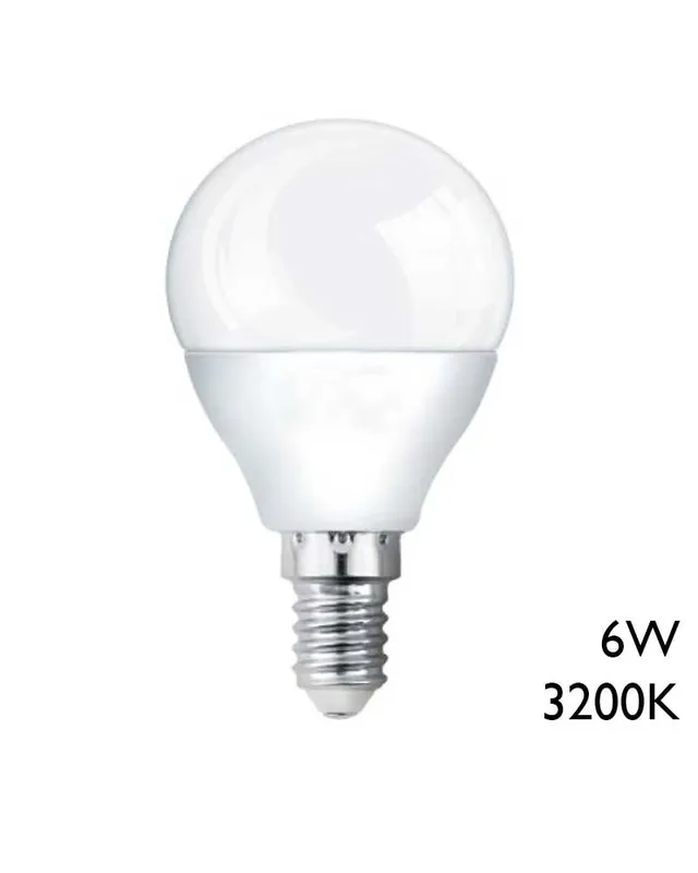 Bestseller Bombilla esférica LED 6W E14 3200K 500Lm