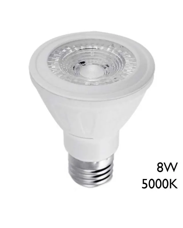 Bombilla 63mm PAR20 LED 8W E27 5000K 230V Compra Hoy