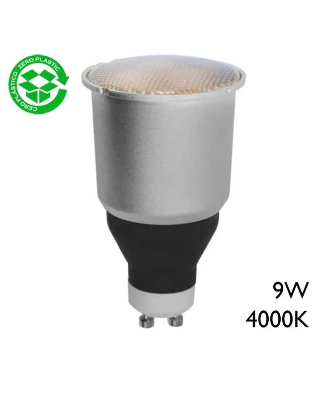 Venta Final Bombilla bajo consumo GU10 ECSAVER DICROICA PLUS 9W 230V 4000K