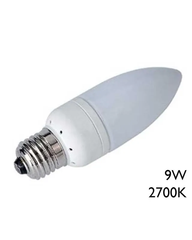 A Buen Precio Bombilla de ahorro de vela de 9W ECSAVER E27 Luz cálida 2700K