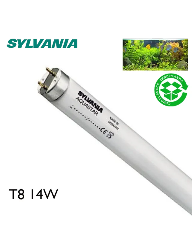 A Buen Precio Tubo fluorescente para acuario 36 cm F14W/T8 Aquastar SYLVANIA 14W 10000K