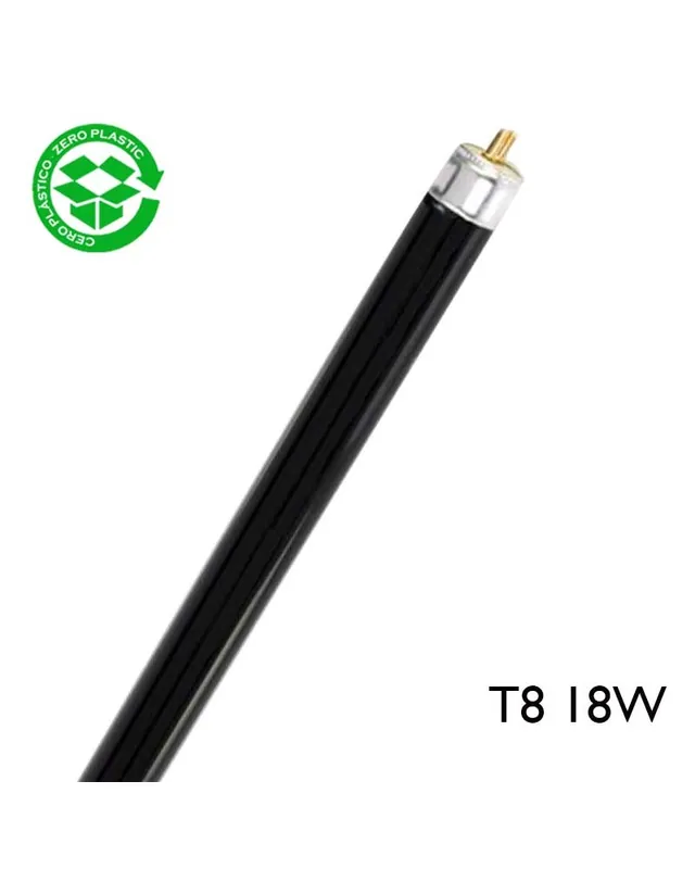 Tubo fluorescente Luz Negra Azul 18W F18T8/BLB Económico