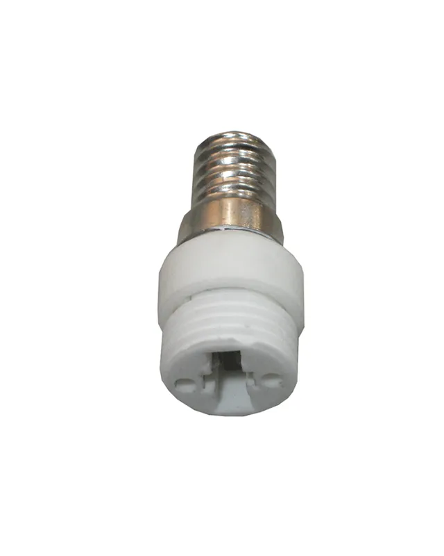 Adaptador de rosca E14 a casquillo G9 Artesanal