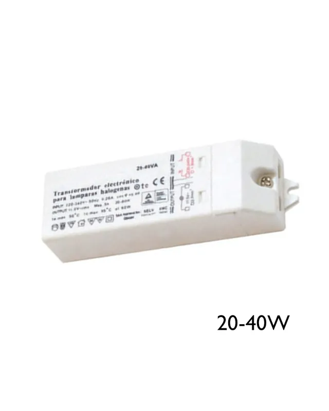 Transformador dimable 20-40W Envío Internacional