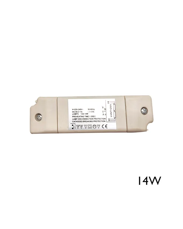 Profesional Balasto electrónico 14W