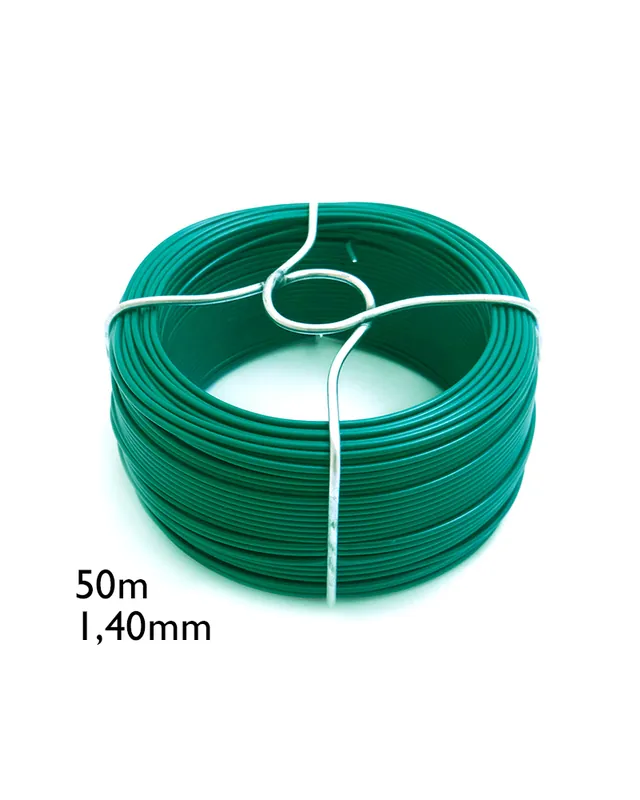 Alambre forrado verde nº 6 - 1,40mmx50mts Nueva Colección