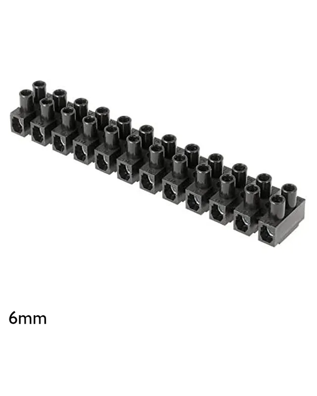 Regleta de conexión de 6mm. Exclusivo