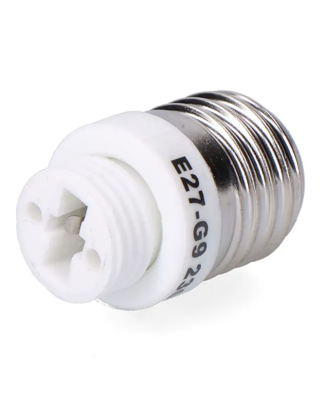 Adaptador de casquillo G9 a rosca E27 Envío Gratis