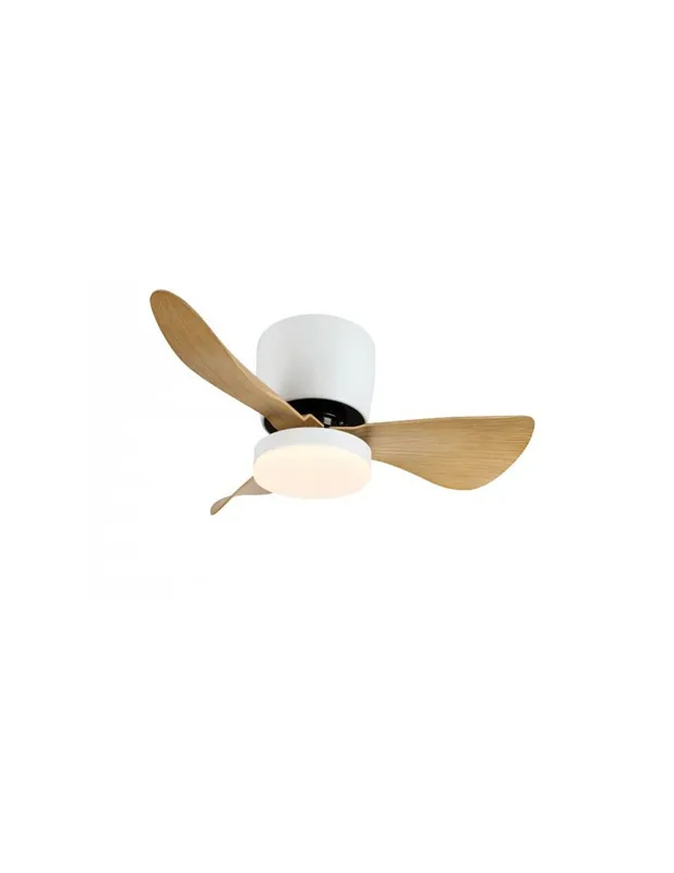 Ventilador DC Pequeño Blanco Madera Última Oportunidad